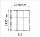 3x3 Pop up display stand