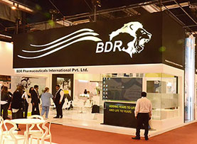 exhibition stall for CPHI exhibition