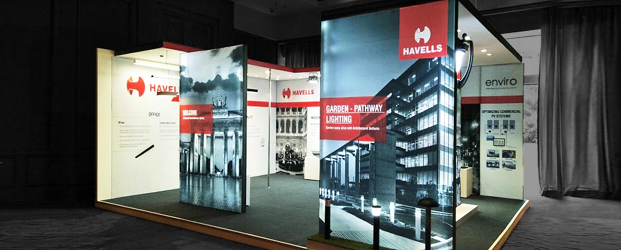 Custom Exhibition Stall design for Havells
