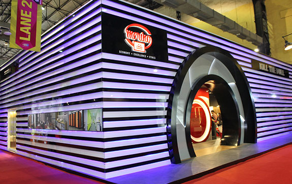 Exhibition stands for Indiawood Show